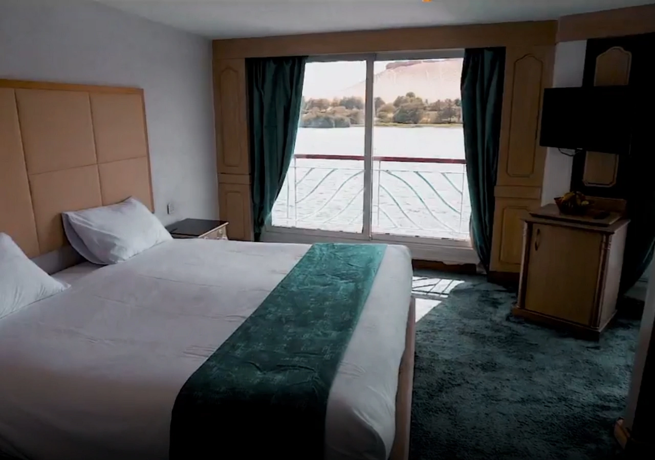 Cabin aboard the MS Stephanie Nile Cruise Nile cruise